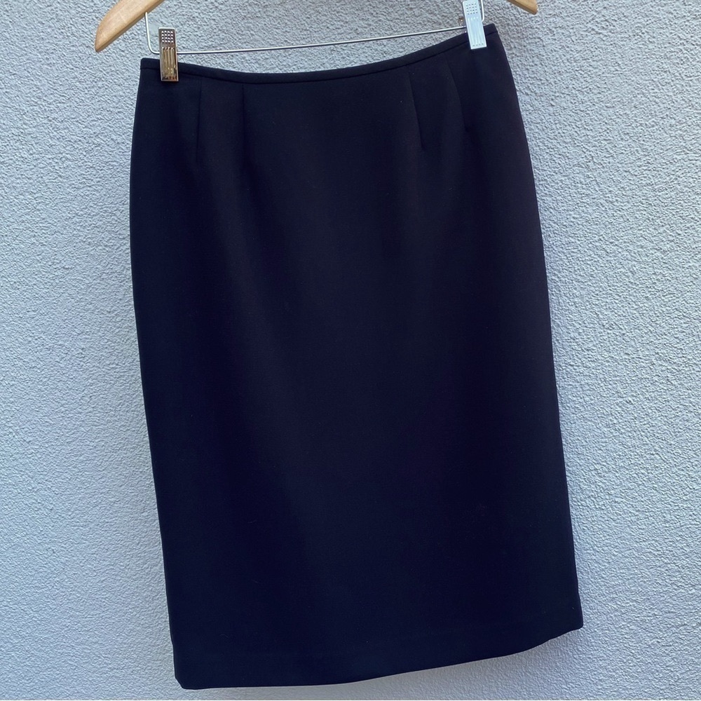 LeSuit polyester Women’s Black Pencil Skirt size 6